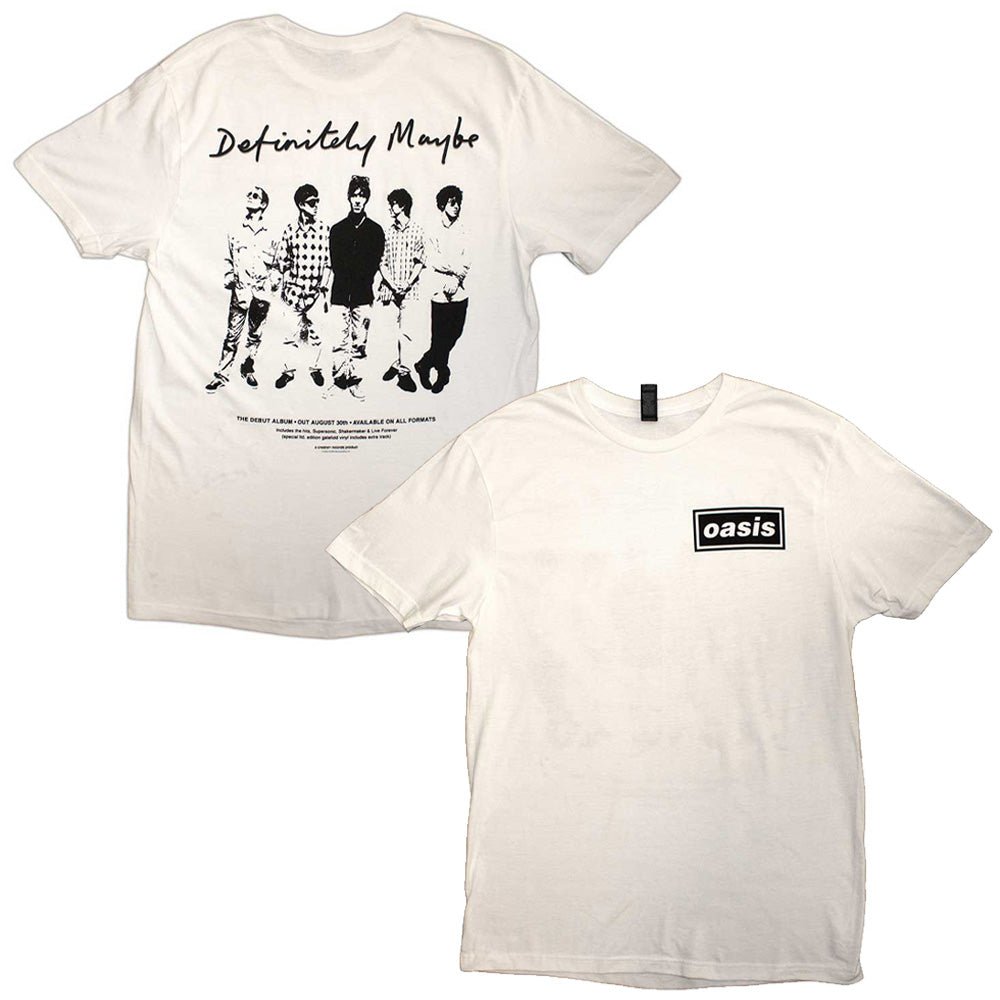 【予約商品】 OASIS オアシス (10月 来日 記念 ) - Definitely Maybe Promo / バックプリントあり / Tシャツ / メンズ - PGS